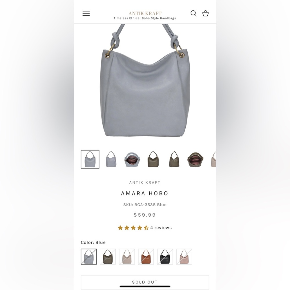 ANTIK KRAFT SHOULDER BAG - Picture 5 of 5